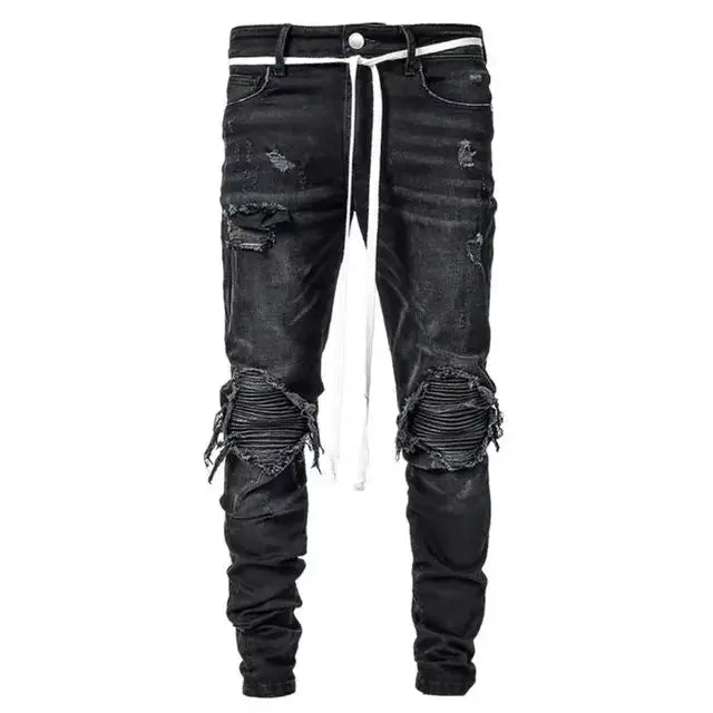 Y2K Loose Fit Scimitar Jeans - Vintage Stonewash