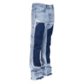 Retro Slim Fit Bell Bottom Jeans - Midnight Black